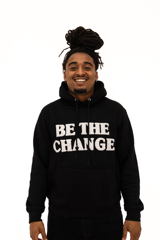 Puff Print "Be The Change" Hoodie