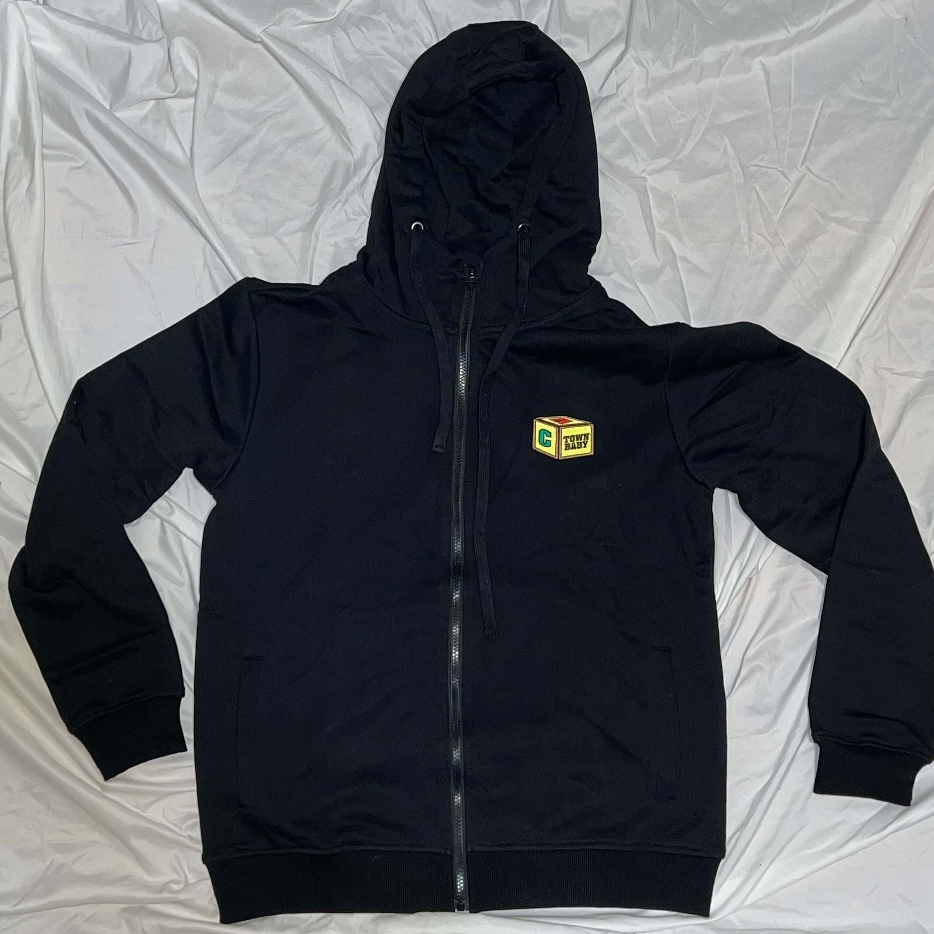 Embroidered Town Baby Zip Up Hoodie